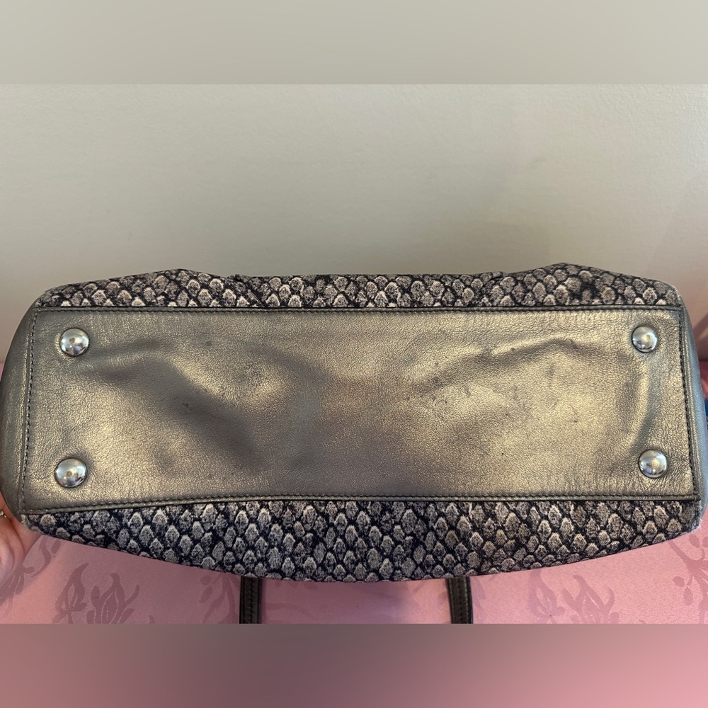 Coach Gray Patterned Tote Bag - Picture 5 of 14